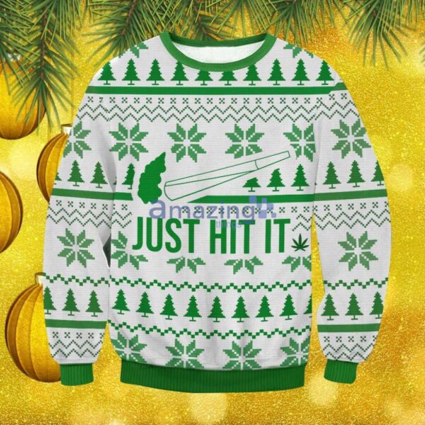 Just Hit It Christmas Ugly Sweater Gift For Men And Women Product Photo 1