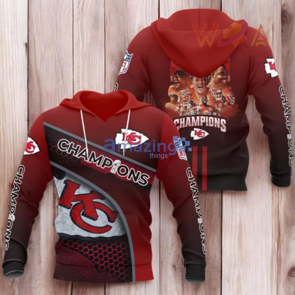 Kansas City Chiefs Nfl Hoodie 3D All Over Print Product Photo 1