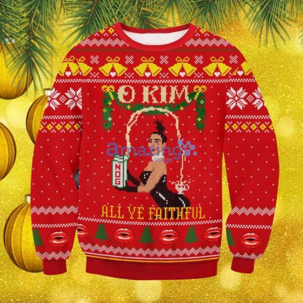 Kim Kardashian Ugly Christmas Sweater Kk1509 Gift For Men And Women Product Photo 1
