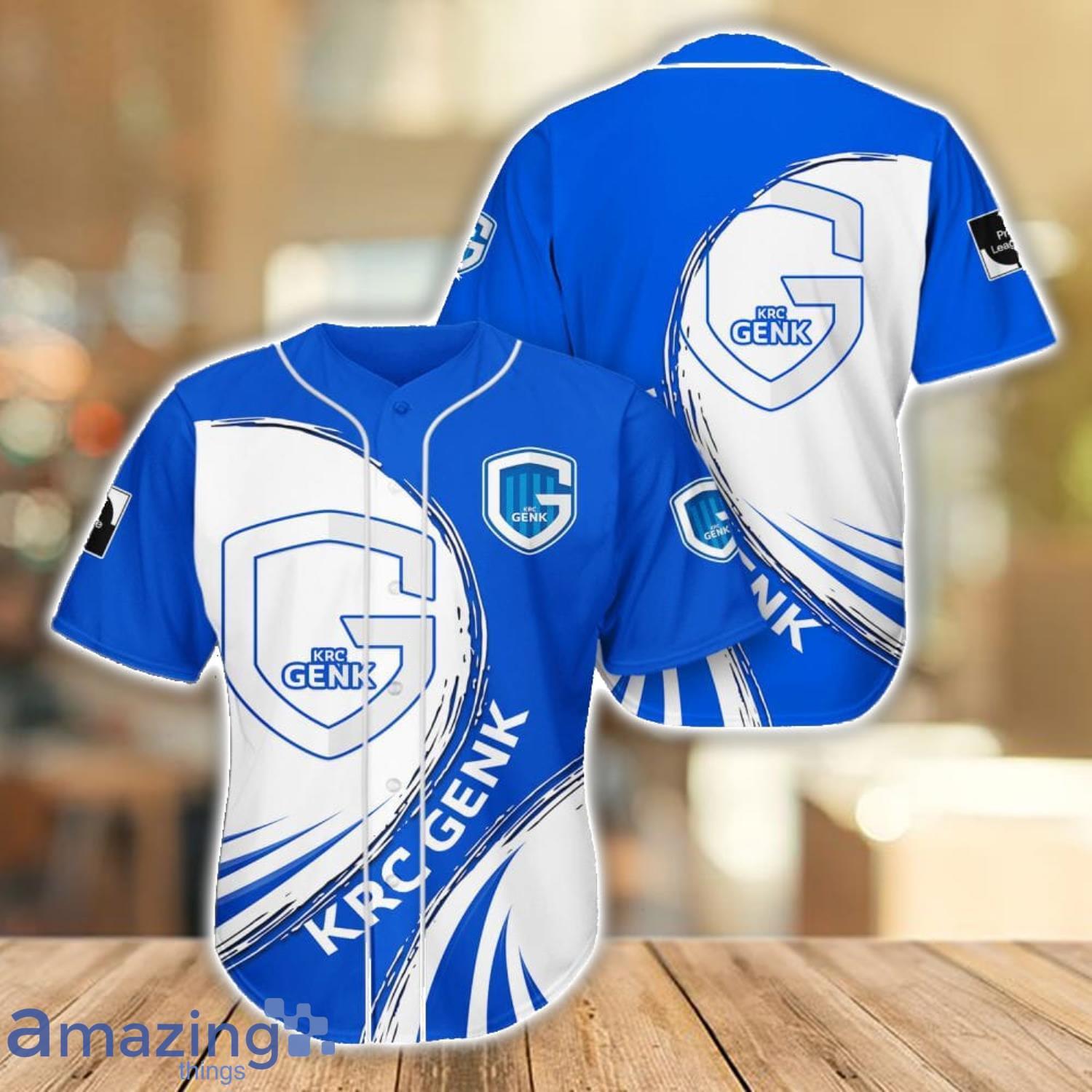 K.R.C. Genk Baseball Jersey Shirt For Men Women Sport Team Gift image K.R.C. Genk Baseball Jersey Shirt For Men Women Sport Team Gift Product Photo 1