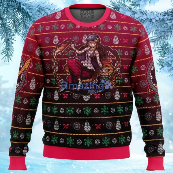 Kurisu Makise Steins Gate Ugly Christmas Sweater Gift For Men And Women Product Photo 1