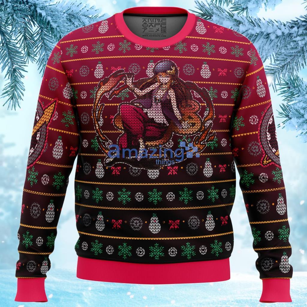Kurisu Makise Steins Gate Ugly Christmas Sweater Gift For Men And Women image Kurisu Makise Steins Gate Ugly Christmas Sweater Gift For Men And Women Product Photo 1