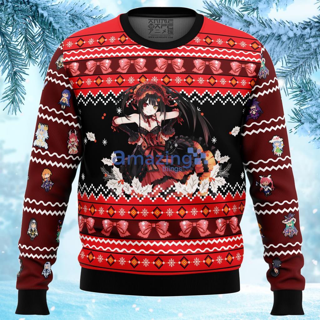 Kurumi Tokisaki Date A Live Ugly Christma Gift For Men And Women image Kurumi Tokisaki Date A Live Ugly Christma Gift For Men And Women Product Photo 1