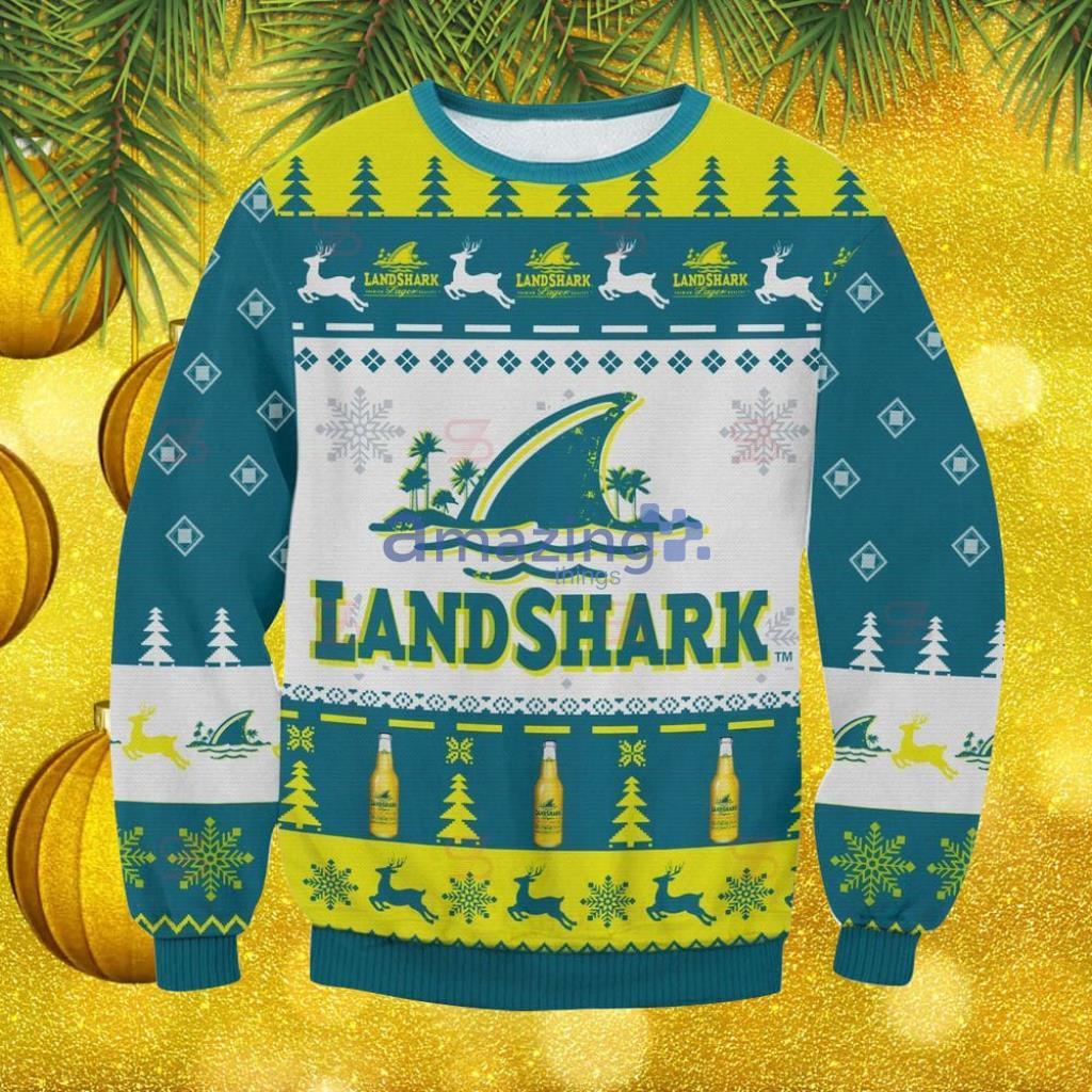 Landshark Bee Ugly Ugly Sweater Christmas Gift For Men And Women image Landshark Bee Ugly Ugly Sweater Christmas Gift For Men And Women Product Photo 1