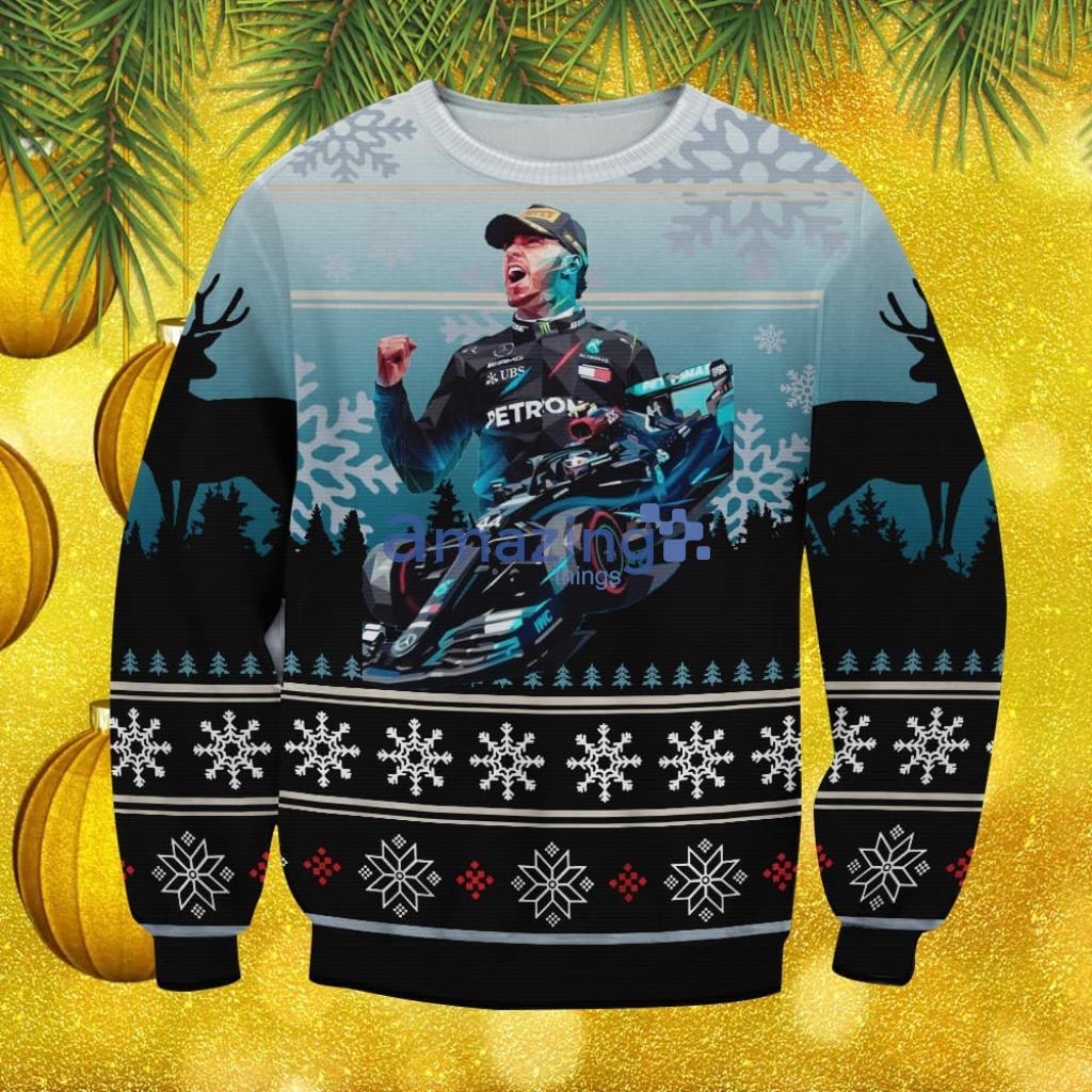 Lewis Hamilton Christmas Ugly Sweater ver2 Gift For Men And Women image Lewis Hamilton Christmas Ugly Sweater ver2 Gift For Men And Women Product Photo 1