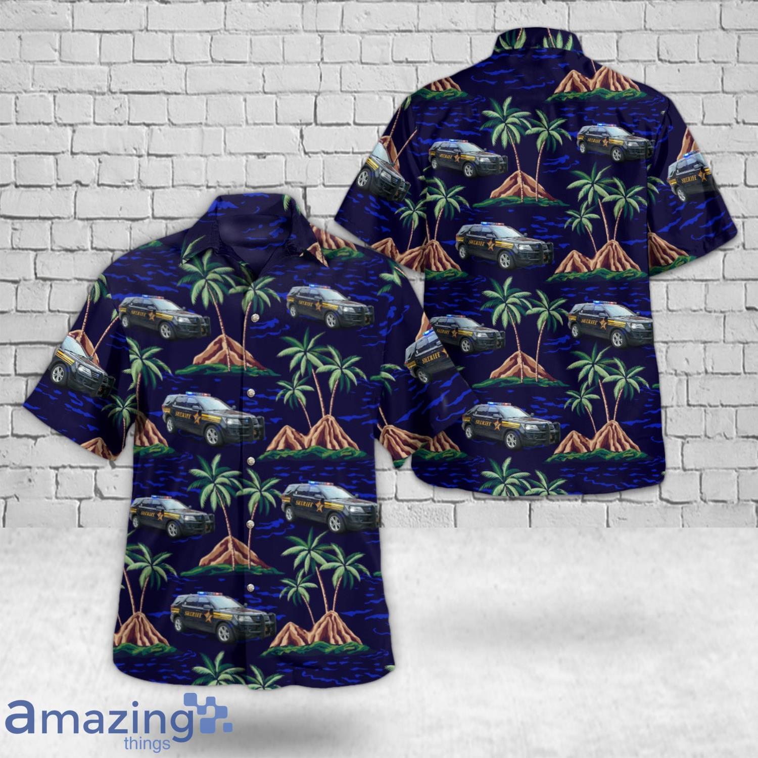 Licking County, Ohio, Licking County Sheriff Vehicles Hawaiian Shirt Gift For Summer image Licking County, Ohio, Licking County Sheriff Vehicles Hawaiian Shirt Gift For Summer Product Photo 1
