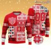 LIGA MX Club Necaxa Special Christmas Knitting Ugly Sweater Christmas Pattern