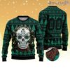 LIGA MX Club Santos Laguna Special Sugar Skull Christmas Knitting Ugly Sweater