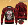 LIGA MX Club Tijuana Special Sugar Skull Christmas Knitting Ugly Sweater