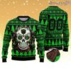 LIGA MX FC Juarez Special Sugar Skull Christmas Knitting Ugly Sweater