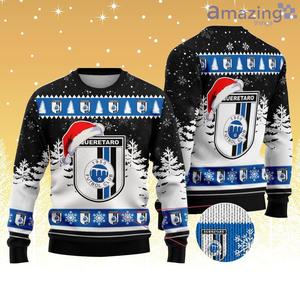 LIGA MX Queretaro F.C Special Christmas Knitting Ugly Sweater Design image LIGA MX Queretaro F.C Special Christmas Knitting Ugly Sweater Design Product Photo 1