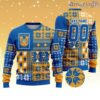 LIGA MX Tigres UANL Special Christmas Knitting Ugly Sweater Christmas Pattern