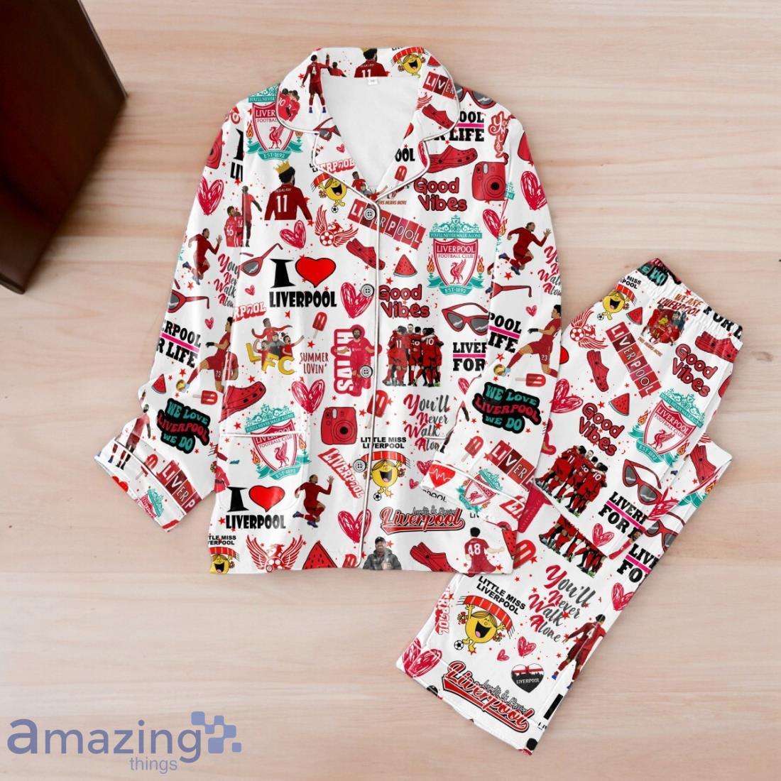 Liverpool Set Pijamas For Men Women Speacial Gift For Fans image Liverpool Set Pijamas For Men Women Speacial Gift For Fans Product Photo 2