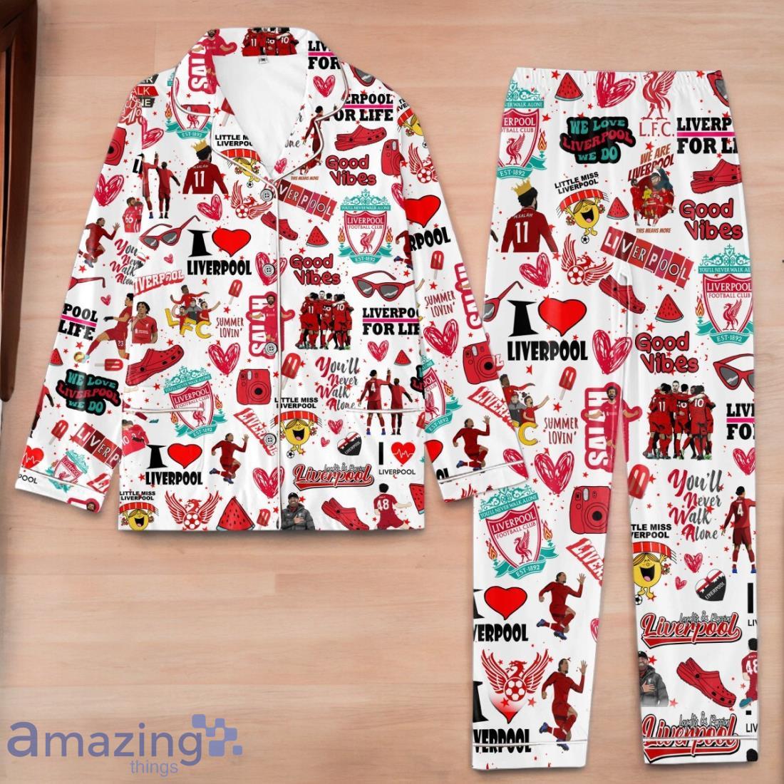 Liverpool Set Pijamas For Men Women Speacial Gift For Fans image Liverpool Set Pijamas For Men Women Speacial Gift For Fans Product Photo 1