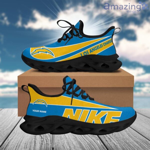 Los Angeles Chargers NFL Max Soul Shoes Sneaker Product Photo 1