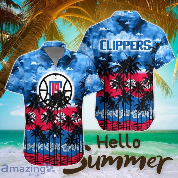 Los Angeles Clippers Hawaiian Shirt All Printed 3D Printing Aloha Button Shirt Product Photo 1