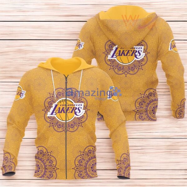 Los Angeles Lakers Lal Nba Bohemian Hoodie 3D All Over Print Product Photo 1