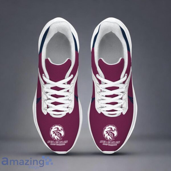 Manly Warringah Sea Eagles Running Shoes 3D Logo Trending For Men Women Custom Name Product Photo 3
