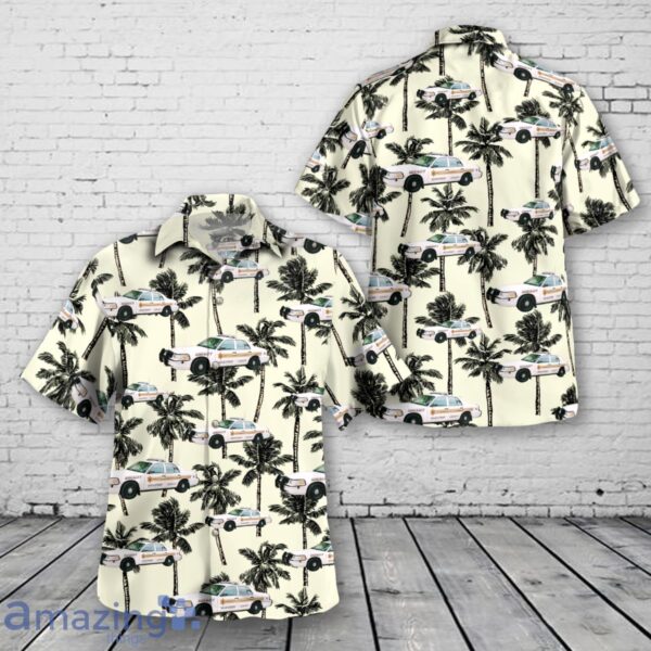 Marathon County, Wisconsin Sheriffs Department Ford Police Interceptor Hawaiian Shirt Product Photo 1