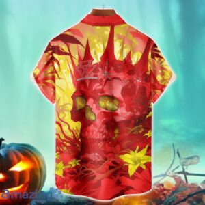 Massey Harris Royal Skull Halloween Hawaiian Shirt For Fans Product Photo 2