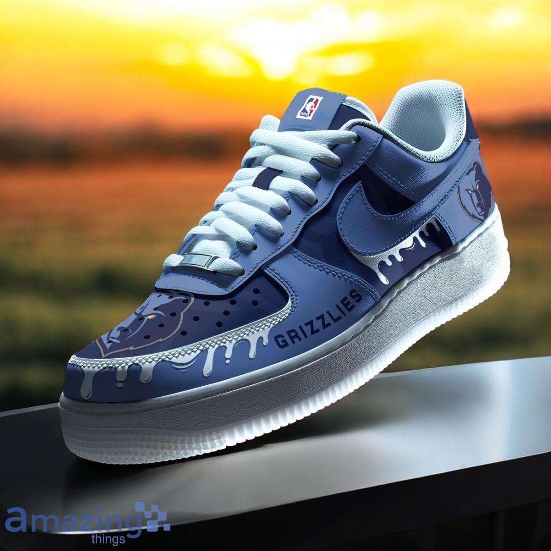 Memphis Grizzlies Air Force Shoes For Fans image Memphis Grizzlies Air Force Shoes For Fans Product Photo 1