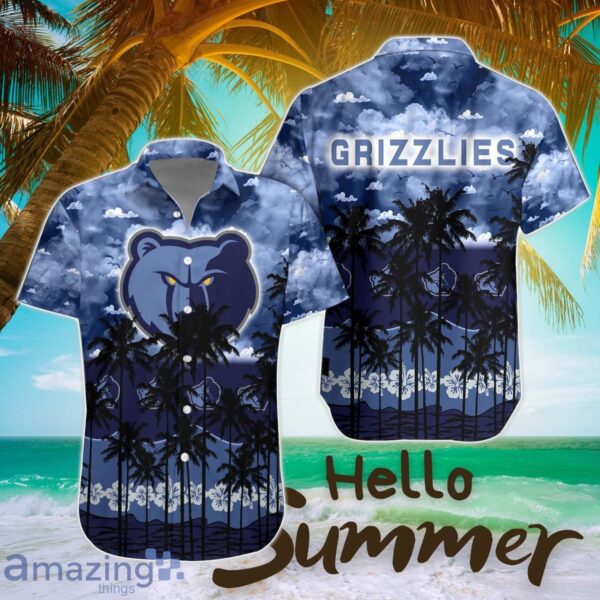 Memphis Grizzlies Hawaiian Shirt All Printed 3D Printing Aloha Button Shirt Product Photo 1