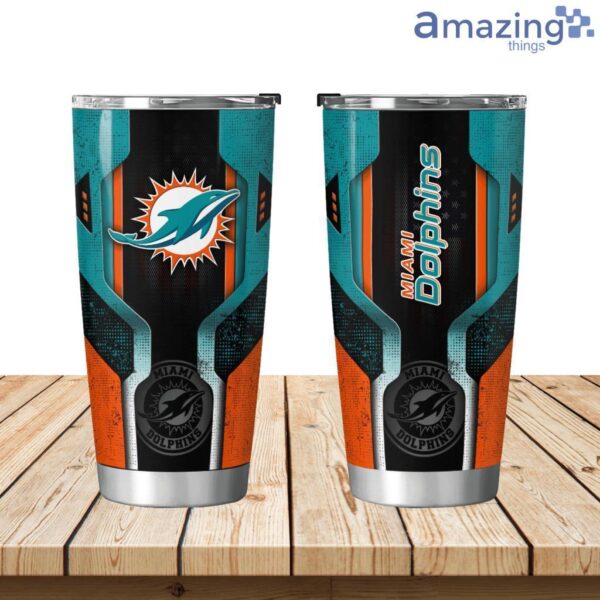 Miami Dolphins 3D Travel Tumbler 20oz Product Photo 1