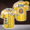 Miller Lite Beer Beer Miller Beer Color Baseball Jersey Shirt
