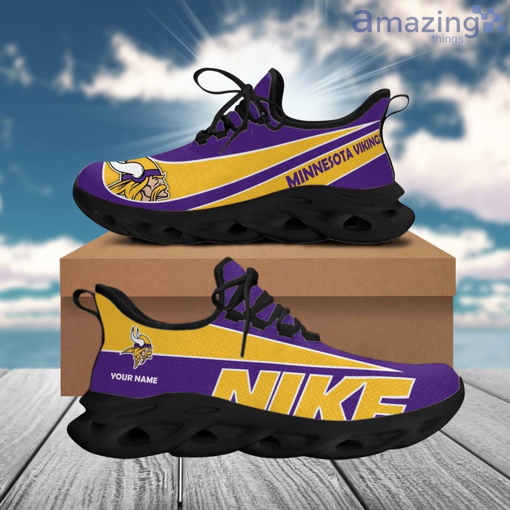 Minnesota Vikings NFL Max Soul Shoes Sneaker image Minnesota Vikings NFL Max Soul Shoes Sneaker Product Photo 1