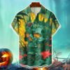 Minnesota Wild NHL Halloween Skull 3DHawaiian Shirt Halloween Gift For Men Women
