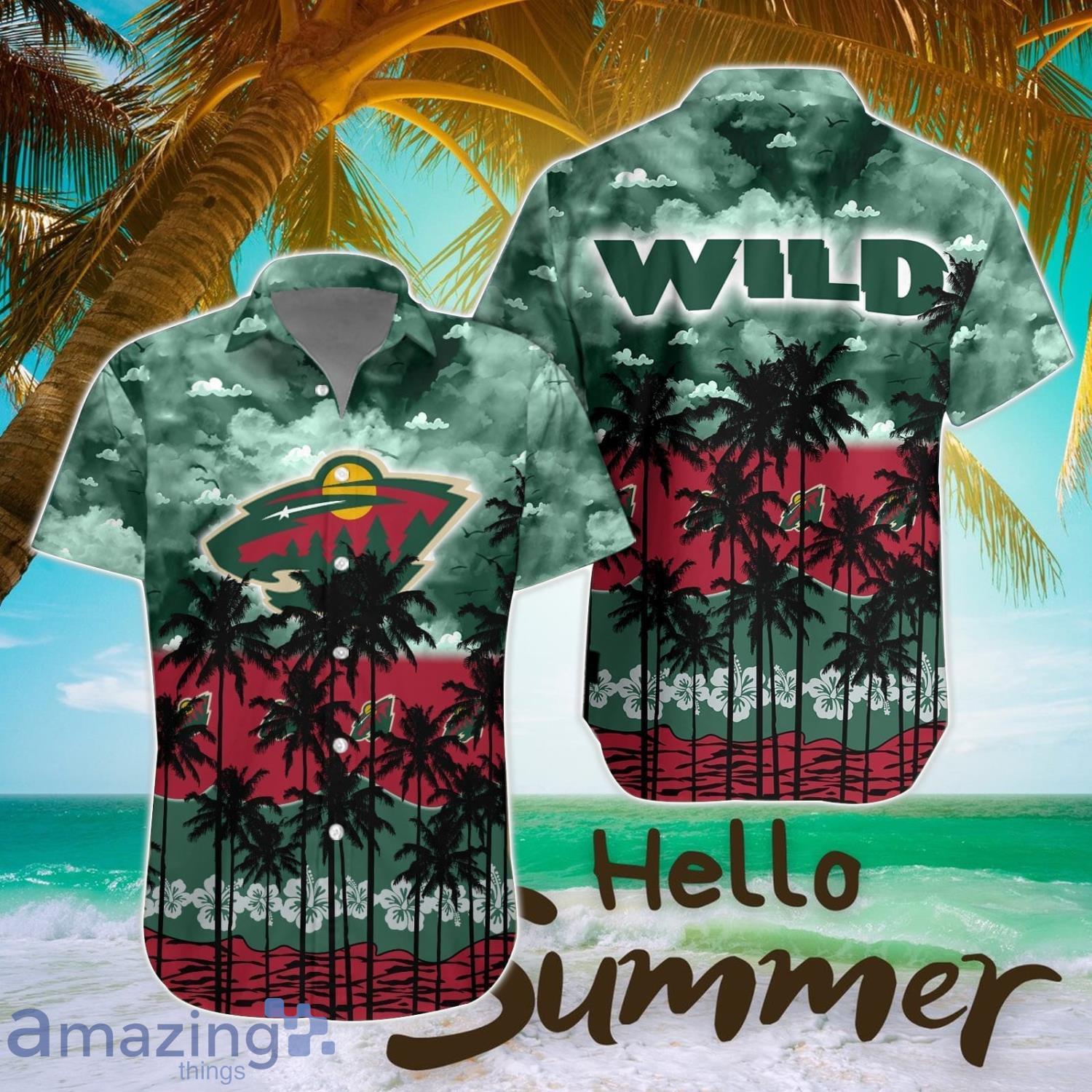 Minnesota Wild Shirt New Designs Hawaiian Shirt All Printed Summer Gift For Fans image Minnesota Wild Shirt New Designs Hawaiian Shirt All Printed Summer Gift For Fans Product Photo 1