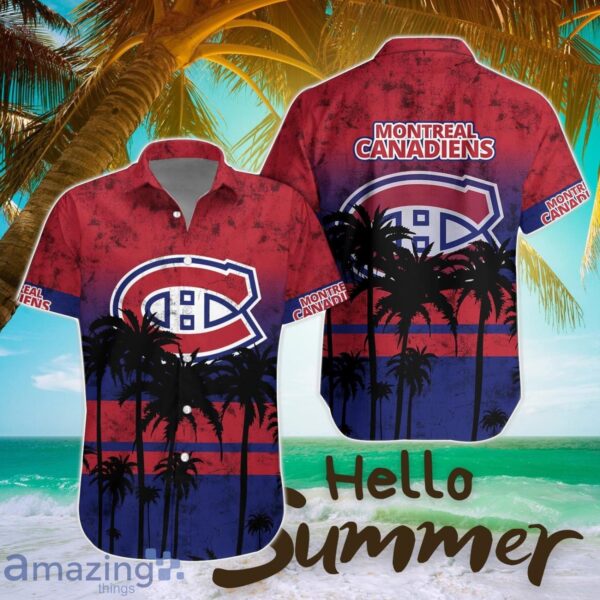 Montreal Canadiens Hawaii Shirt Logo Team Printing 3D Hawaiian Shirt All Printed Product Photo 1