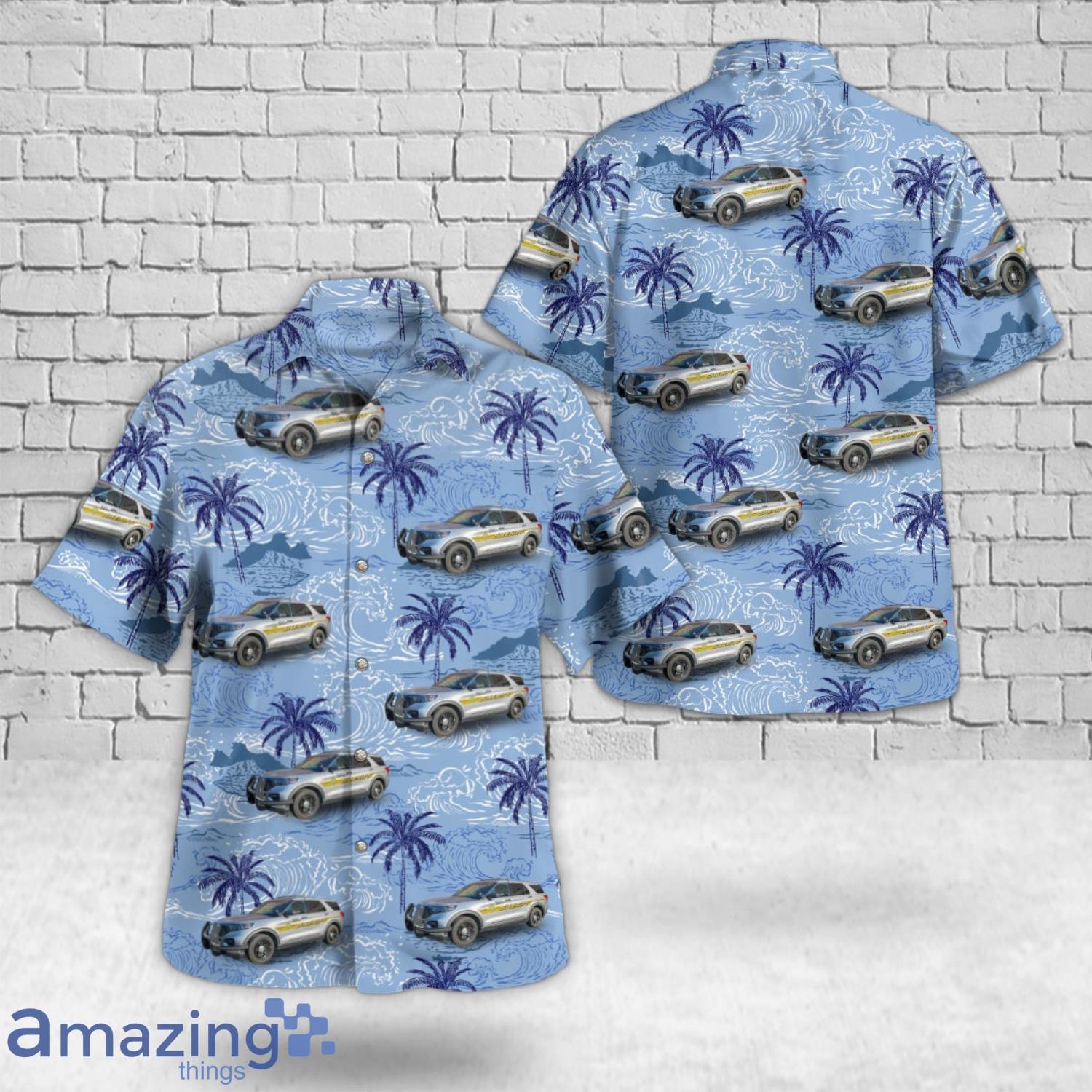 Mount Vernon, Washington, Skagit County Sheriffs Office Ford Interceptor Hawaiian Shirt Beach Shirt image Mount Vernon, Washington, Skagit County Sheriffs Office Ford Interceptor Hawaiian Shirt Beach Shirt Product Photo 1