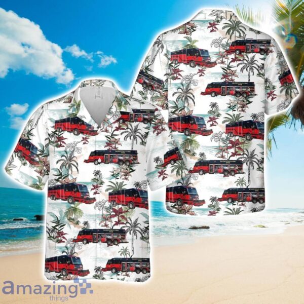 Mukwonago Fire Department, Wisconsin Hawaiian Shirt Product Photo 1