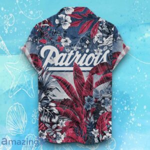 New England Patriots Hawaiian Shirt Tropical Skull Halloween For Fans Product Photo 2