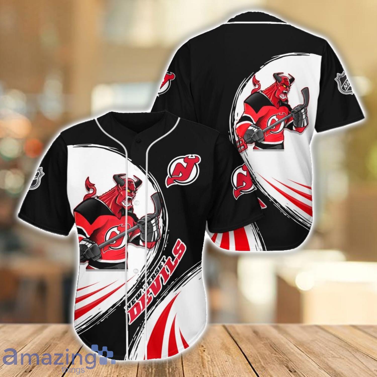 New Jersey Devils Baseball Jersey Shirt For Men Women Sport Team Gift image New Jersey Devils Baseball Jersey Shirt For Men Women Sport Team Gift Product Photo 1
