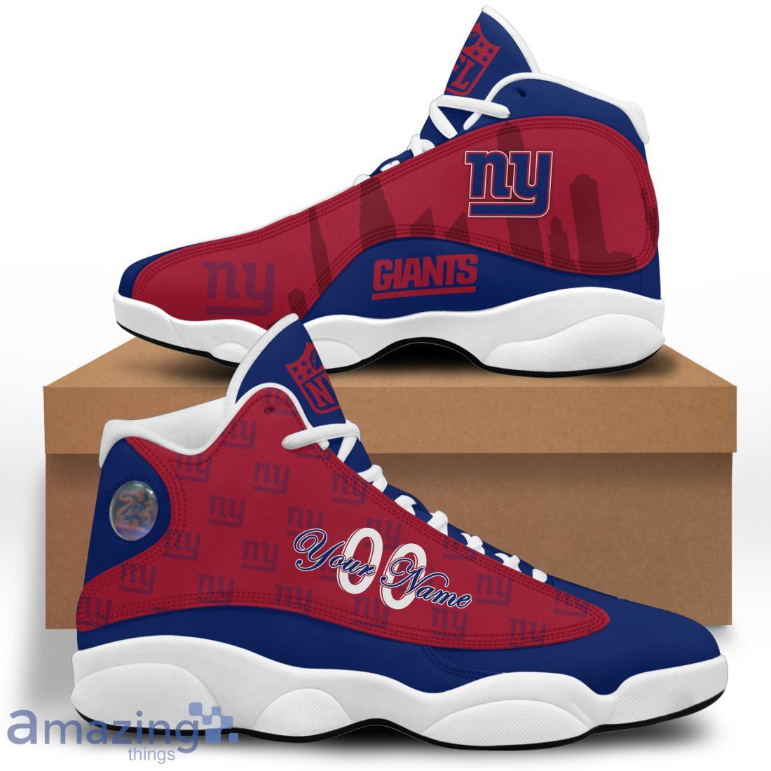 New York Giants Air Jordan 13 Shoes Trending For Men Women Custom Number & Name image New York Giants Air Jordan 13 Shoes Trending For Men Women Custom Number & Name Product Photo 3