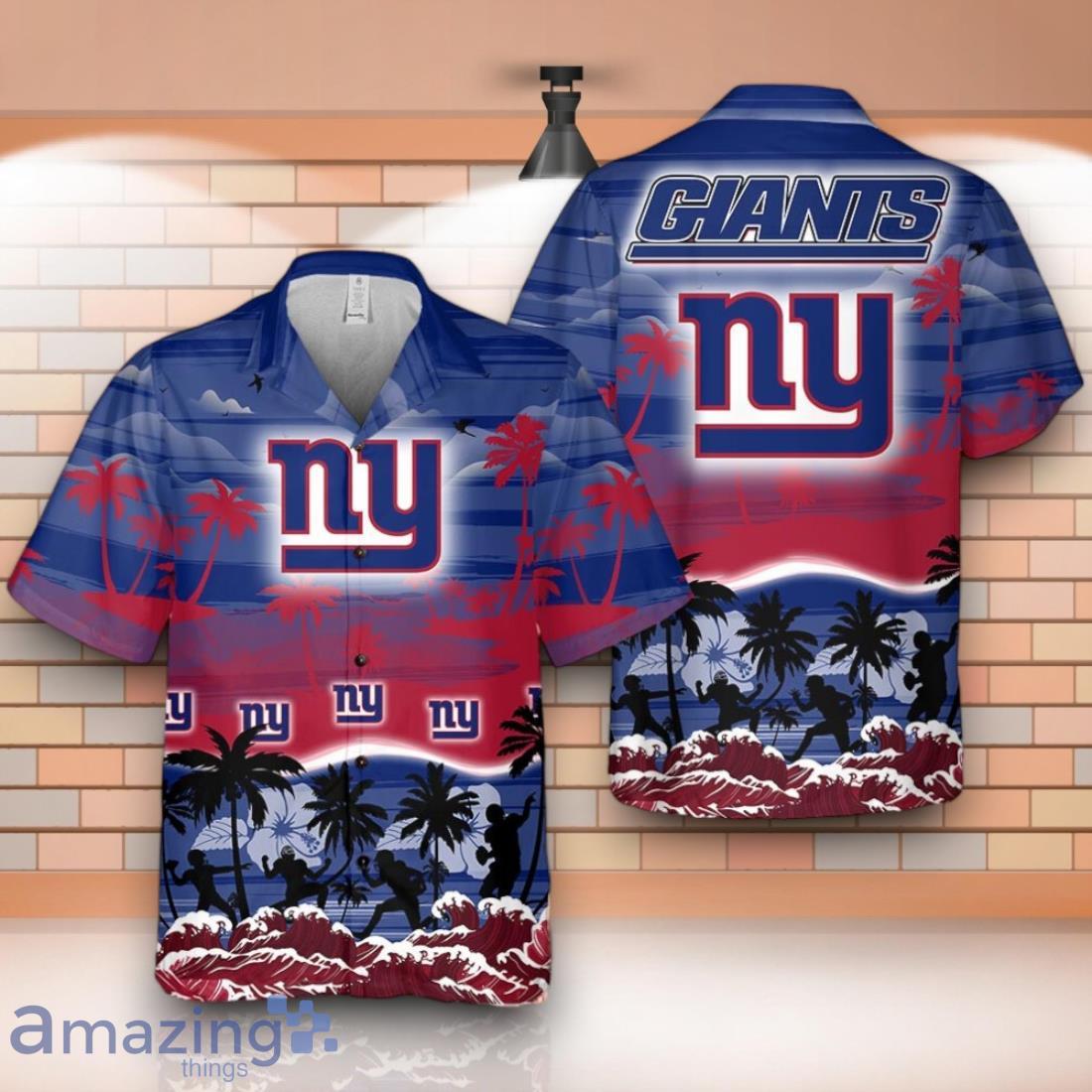 New York Giants Hawaiian Shirt New Design 2024 Gift For Men Women image New York Giants Hawaiian Shirt New Design 2024 Gift For Men Women Product Photo 1