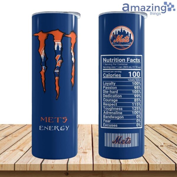 New York Mets Energy Skinny Tumbler 17oz Product Photo 1