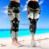 NHL Los Angeles Kings Trending Summer Flower Tropical Leggings For Women