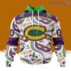 NHL Montreal Canadiens Special Mardi Gras Design Hoodie 3D All Over Print
