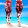 NHL Montreal Canadiens Trending Summer Flower Aloha Football Leggings For Women