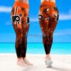 NHL Philadelphia Flyers Trending Summer Flower Aloha Football Leggings For Women