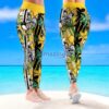 NHL Pittsburgh Penguins Trending Summer Flower Pattern Aloha Football Leggings For Women