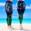 NHL Vancouver Canucks Trending Summer Flower Aloha Football Leggings For Women
