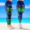 NHL Vancouver Canucks Trending Summer Flower Tropical Leggings For Women