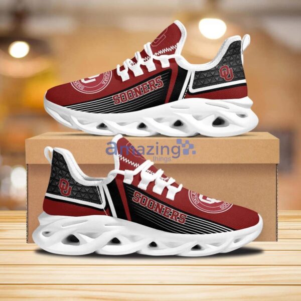 Oklahoma Sooners #1 Fan Max Soul Shoes Limited Edition New Sneaker Product Photo 1