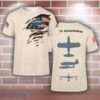OS2U Kingfisher Aircraft 3D T-Shirt For Men And Women