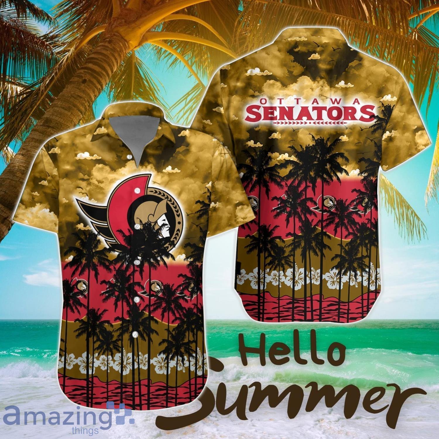 Ottawa Senators Shirt New Designs Hawaiian Shirt All Printed Summer Gift For Fans image Ottawa Senators Shirt New Designs Hawaiian Shirt All Printed Summer Gift For Fans Product Photo 1