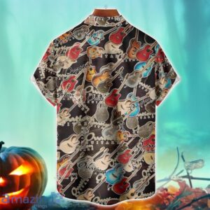 Ovation Back To Time Guitars Logo Halloween Hawaiian Shirt For Fans Product Photo 2